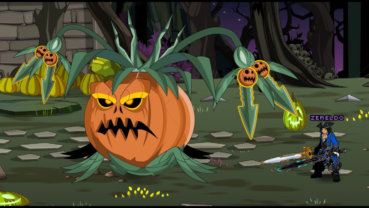 AQW Evolved Pumpkin Lord Class Guide - YouTube