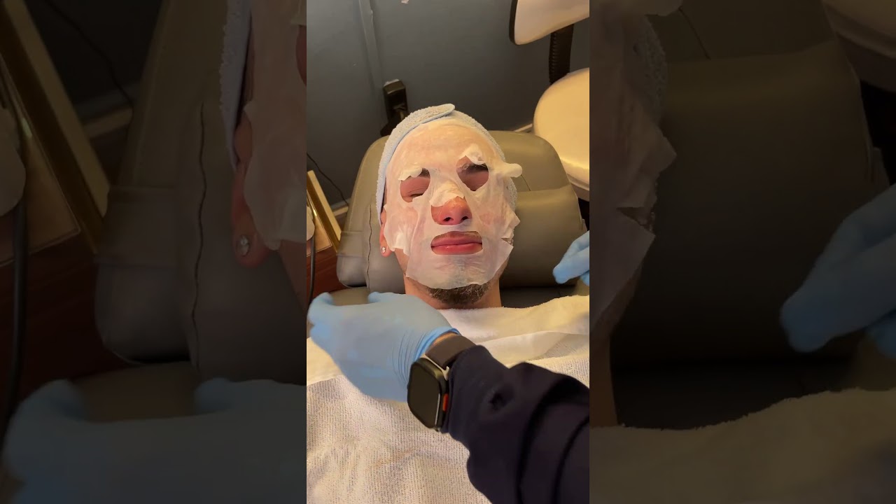 Fiz uma LIMPEZA DE PELE PROFISSIONAL!!! #shorts