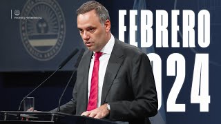 Resumen de febrero del Vocero Presidencial Manuel Adorni