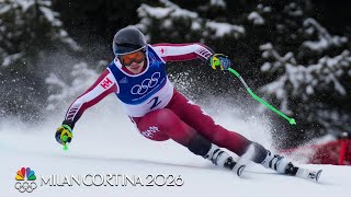 River Radamus speeds to top-3 time in men's downhill training | Winter Olympics 2026 | NBC Sports