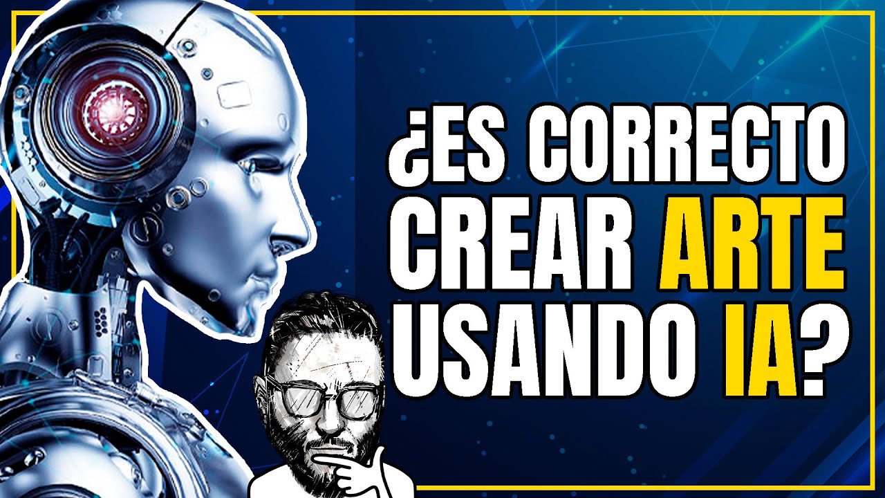 ¿Es correcto "CREAR ARTE CON UNA IA"?