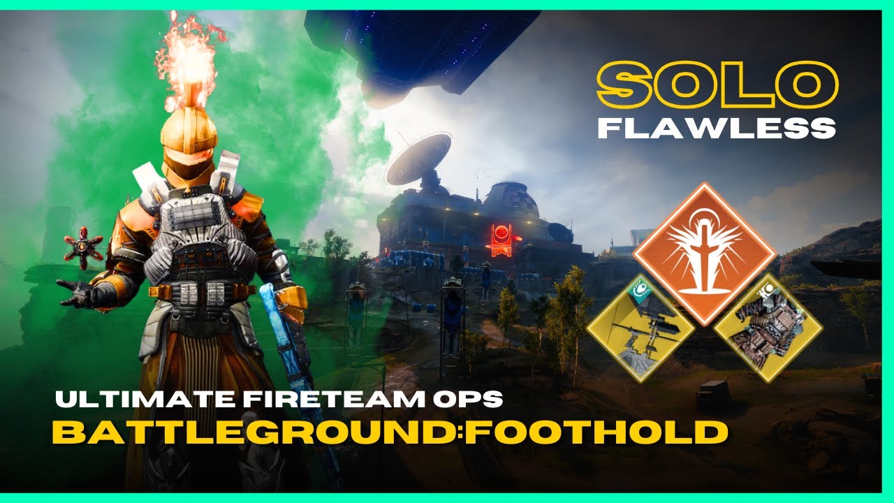 Hierarchy of Needs & Ignitions - Solo Ultimate Fireteam Ops "Battleground: Foothold" - Destiny 2