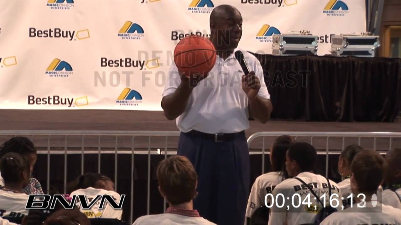 Earvin Magic Johnson Jr., video of talk to children about business Part 4 of 4