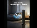 DREO Tower Fan for Bedroom, 43" Cooling Fans That Blow Cold Air 2026 Upgraded, Evaporative