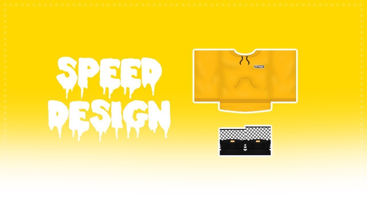 Yellow Ivy Park Oversized Hoodie W Matching Shorts Roblox Speed Design Youtube - robloxyellow