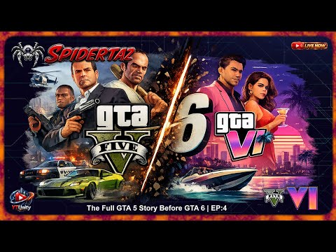 GTA 6 LIVE 🌆 Preparing for GTA 6 • GTA 5 Story Recap 📺 (EP:3) LATEST GTA 6 NEWS