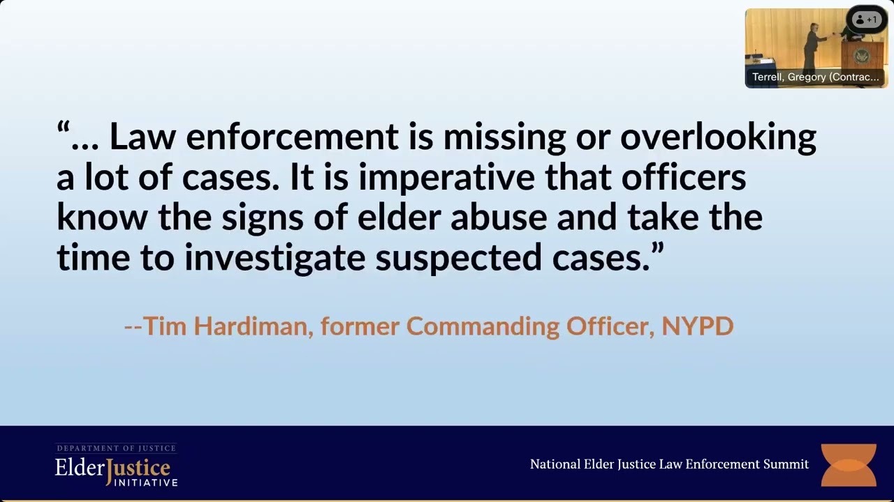 Elder Financial Exploitation and the Criminal Justice System