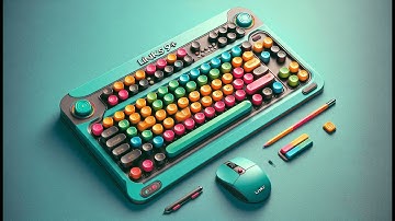 ⌨️ Links9+ Colorful Wireless Keyboard and Mouse Combo | Retro Typewriter Style Keyboard Review 🖱️