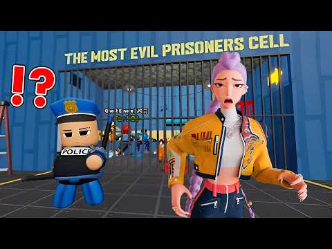Rumi Plays POLICE JR 2 PLAYER Escape Prison in Roblox