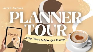 Planner Tour: Inside That Coffee Girl Undated Digital Planner with Goodnotes 5
