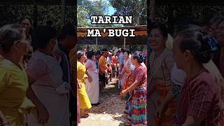 Tarian Ma'Bugi suku Toraja#shortvideo