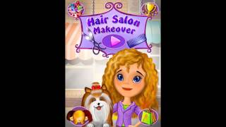 Hair Salon Makeover App review gameplay on iPad mini screenshot 2