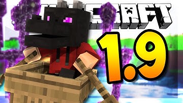 DUAL WIELDING SHIELDS, DRAGON HEADS & MORE! (Minecraft 1.9 Showcase)