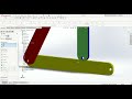 3. 4 Bar Mechanism - Rocker Rocker Mechanism CAD Modeling in SolidWorks