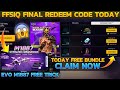 FREE FIRE FFSIQ FREE BUNDLE TOKEN REDEEM CODE | EVO M1887 FREE TRICK | FREE FIRE PAKISTAN SERVER