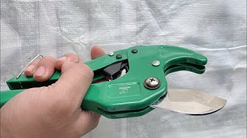 Cách sử dụng kéo cắt ống nước pvc