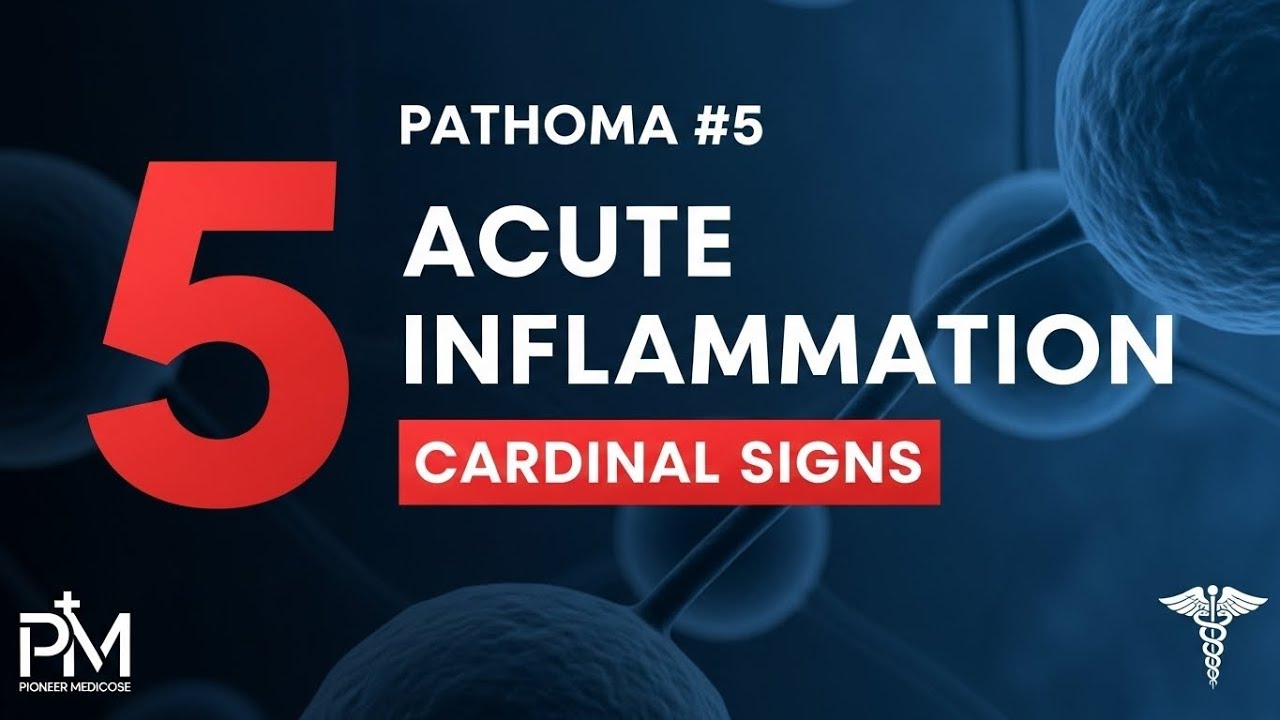 Pathoma#5 Acute Inflammation, Cardinal Signs for NRE/FCPS exams - YouTube