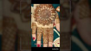 Big Flower tikki mehandi design ❤️#simple #easy #mehandi #viral
