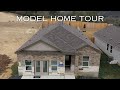 Huxley floor plan model home tour  brookmill san antonio tx