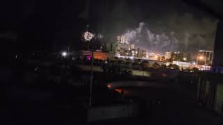 July 4th 2024 Fireworks Over The Ocean Being Launch The Daytona Beach Pier