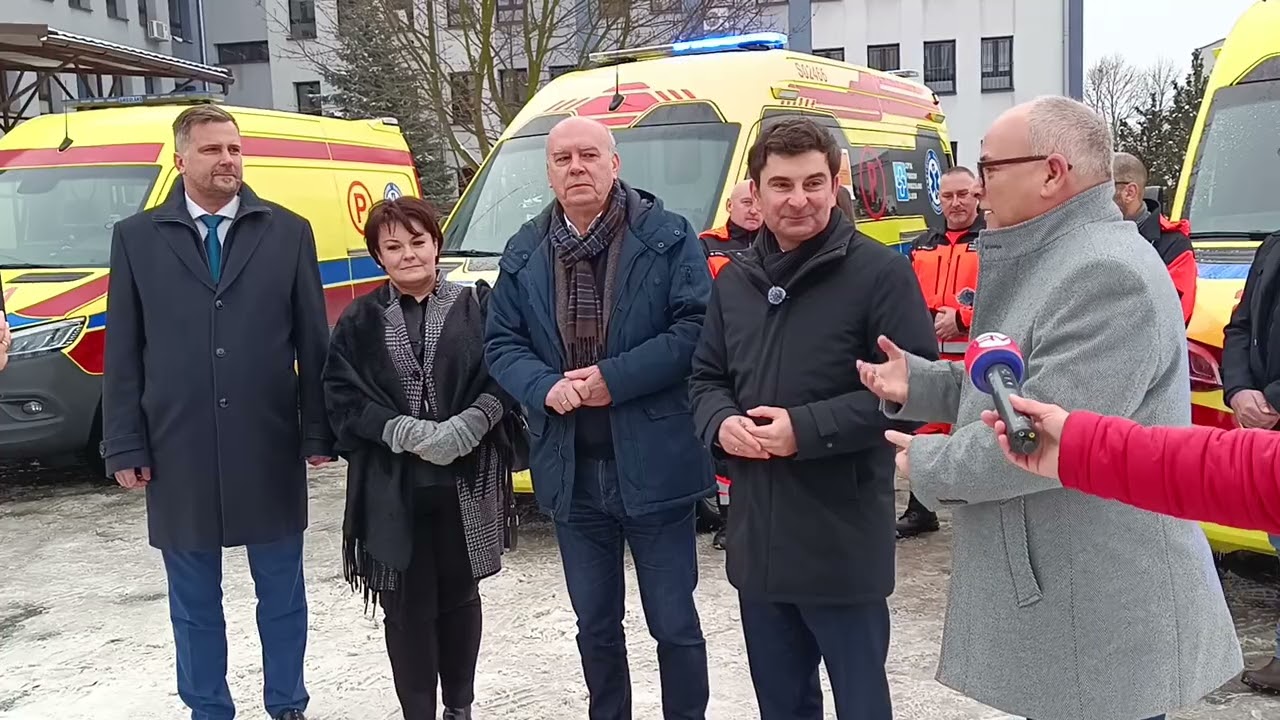 Przekazanie nowych karetek dla Szpitala Powiatowego w Wodzisławiu Śląskim 14.01.2026