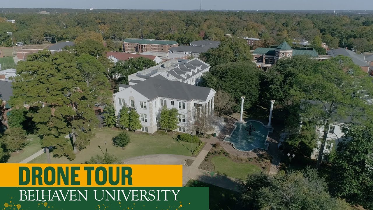 Belhaven University Drone Tour of Campus YouTube