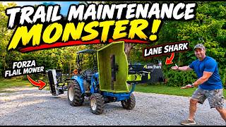 Lane Shark + FORZA Flail Mower = The PERFECT Trail Maintenance Combo!