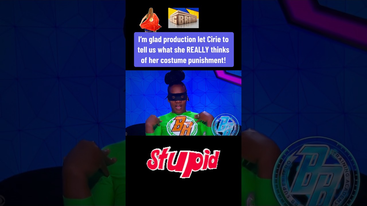 Cirie Is NOT Happy With Her “Stupid” Big Brother 25 Superhero Costume!