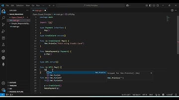 Open-Closed Principle using golang