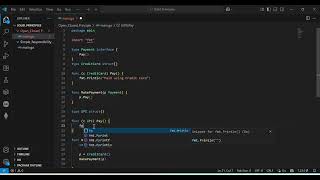 Open-Closed Principle using golang
