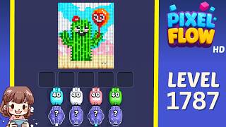 Pixel Flow Level 1787 Solution Walkthrough