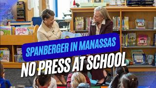 Gov  Spanberger Reads to Manassas Kids – But Bans Press Questions