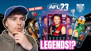 AFL23 Pro Team Card Rankings! Legend Players + What Cards to Look Out For!