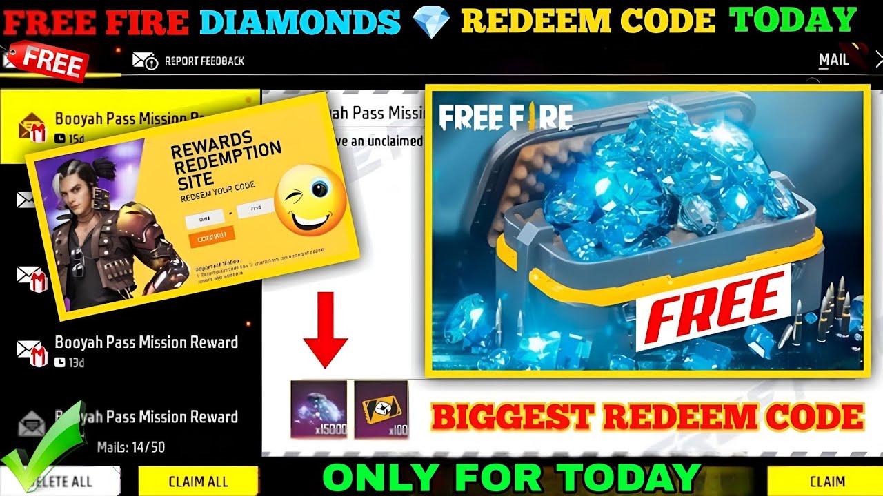 FREE FIRE REDEEM CODE TODAY 20 FEBRUARY REDEEM CODE FREE FIRE | FF REDEEM CODE TODAY 20 FEBRUARY