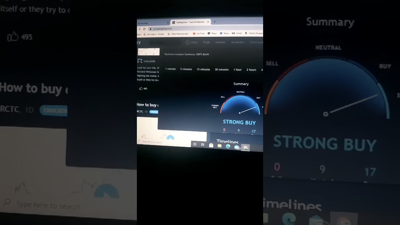 Strong buying in HDFC shares || 