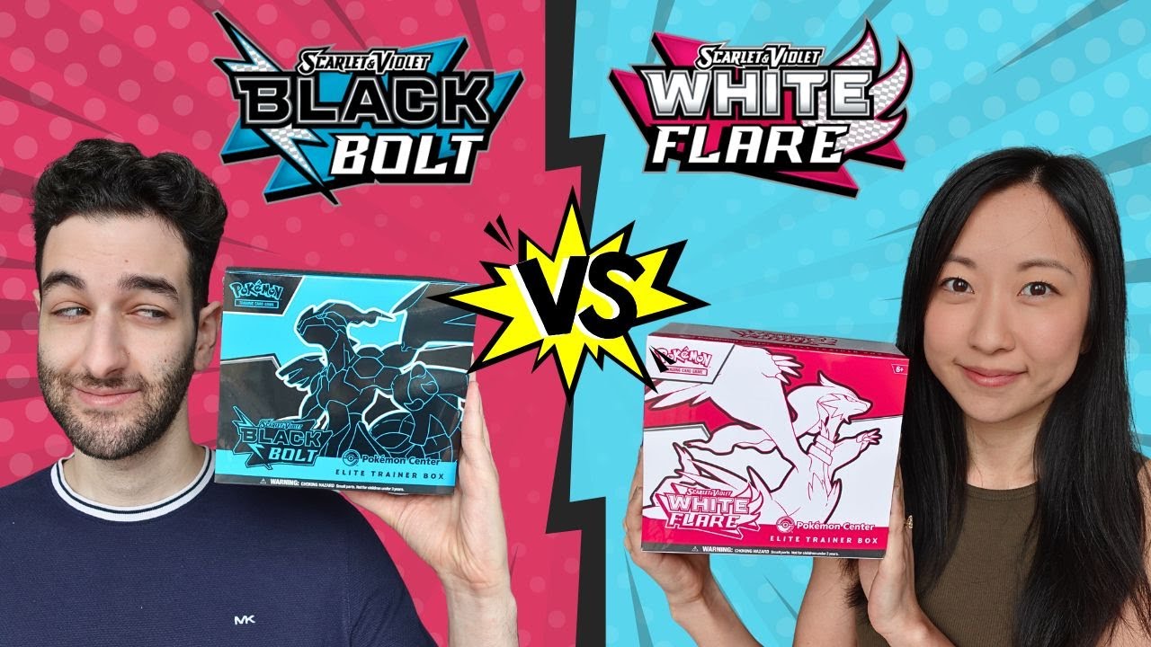 We Each Open a Black Bolt & White Flare Pokemon Center ETB