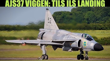 AJS37 Viggen: TILS(ILS) IFR Landing Tutorial | DCS WORLD