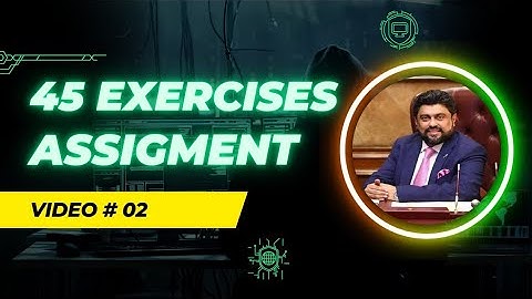 Video#02 Assignment of 45 Exercises with Typescript & Node.js |  Sindh Governor IT Course