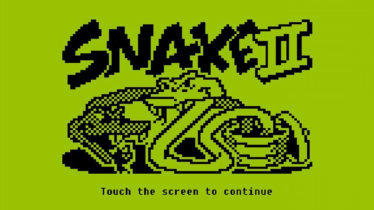Snake II LEGENDARY JAVA GAME!!! (Nokia 2001 year) 