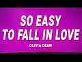 Olivia Dean So Easy To Fall In Love Lyrics