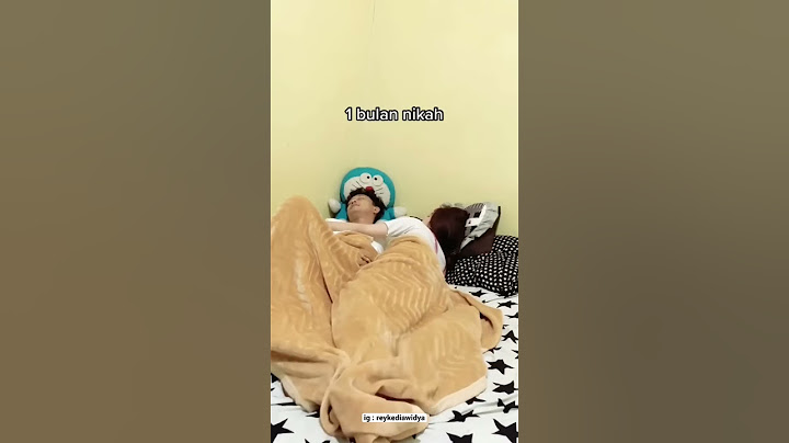 gaya tidur penganten baru                 #tomikeke #pasutri