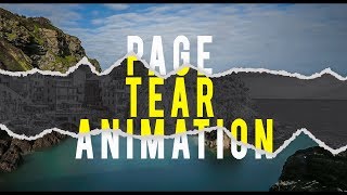 Page Tear Animation in After Effects | After Effects Tutorial - No Third Party Plugins