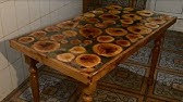 Стол из эпоксидной смолы - ArtLine .Торцевые спилы. - YouTube