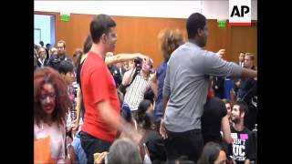 A University of California committee has voted to freeze undergraduate tuition this fall.  Several d