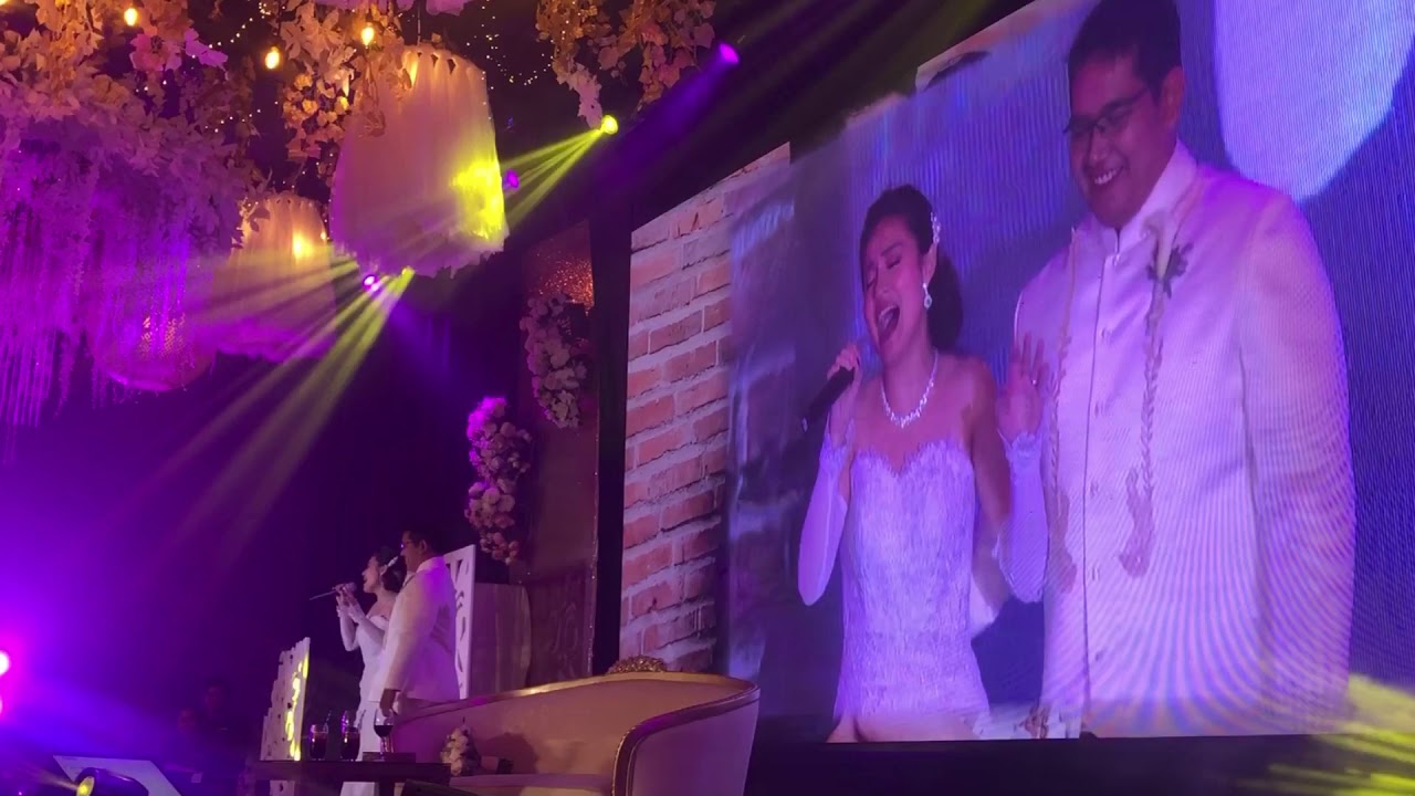 Gerphil Flores sings Buwan to her groom (wedding vlog part 2)