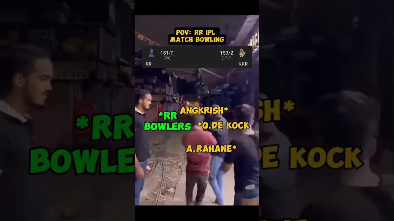 😂 RR BOWLERS || RR VS KKR IPL MATCH HIGHLIGHTS 