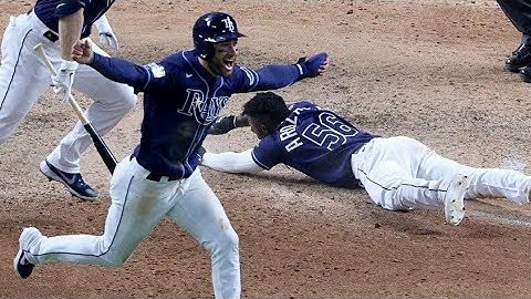 Rays win game 4 on WILD walk-off vs. Dodgers (World Series 2020)