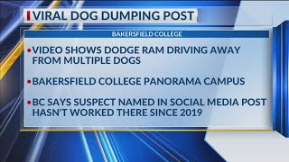 Bakersfield College addresses viral video involving animal abandonment near its campus