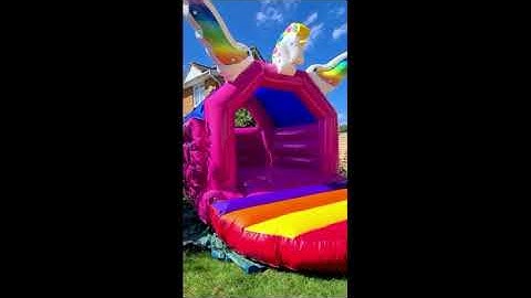 Pink Unicorn Bouncy Castle, Wacky Bouncers
