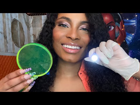 ASMR Eye Exam Follow My Instructions For Guaranteed Sleep Light Triggers Hand Movements Glove Sounds